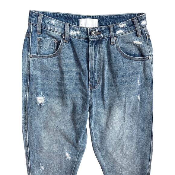 One x One Teaspoon High Waist Freebird Rigid Skinny Leg Jeans Light Wash Size 29 - Picture 11 of 13